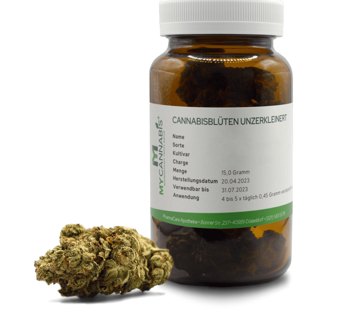 THC- und CBD-Gehalt in der Cannabisblüte